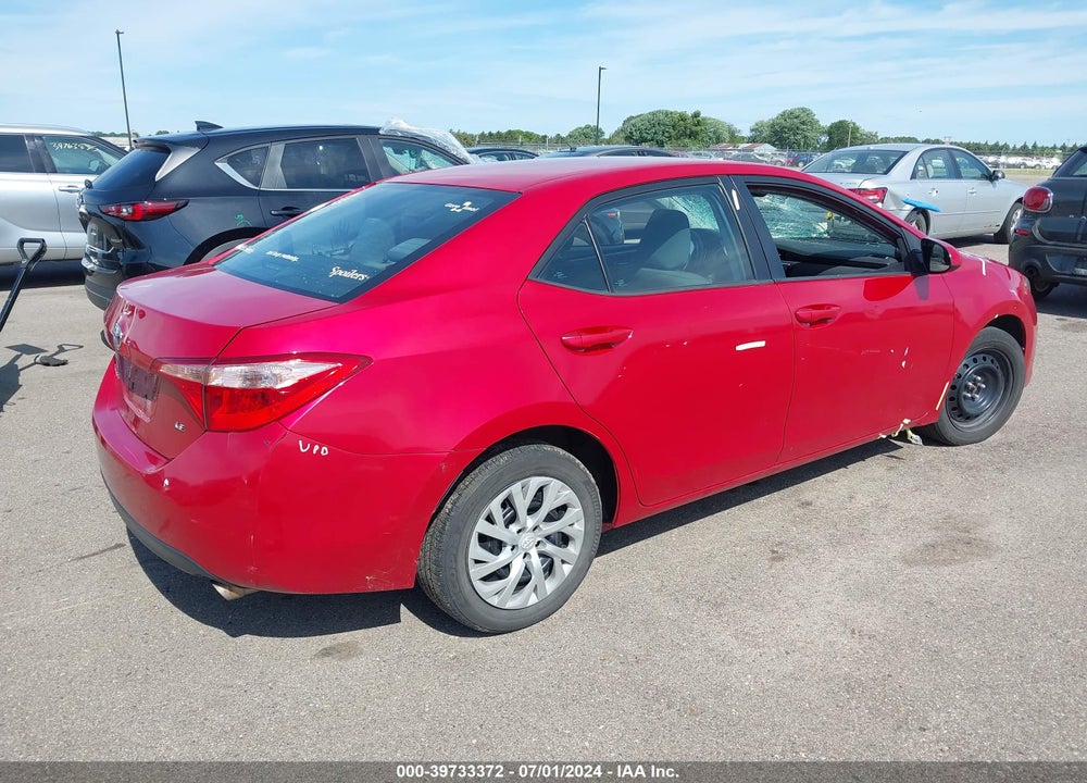 2017 TOYOTA COROLLA LE VIN: 2T1BURHE9HC932670