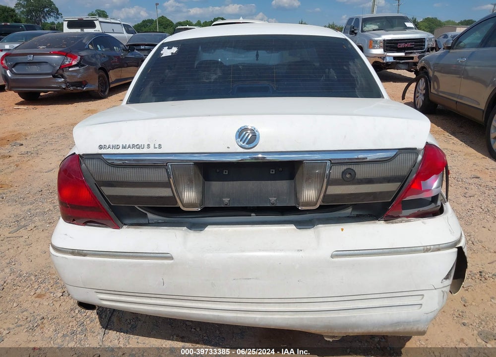 2007 MERCURY GRAND MARQUIS LS VIN: 2MEFM75V97X642576