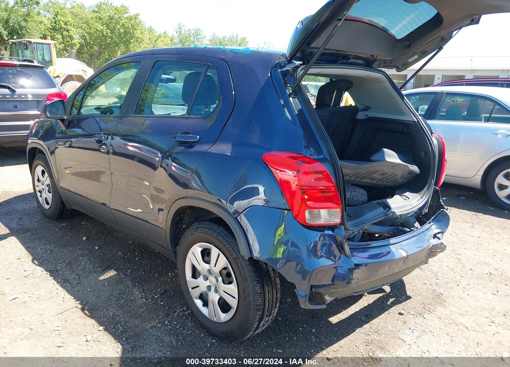 2018 CHEVROLET TRAX LS VIN: 3GNCJKSB6JL377500