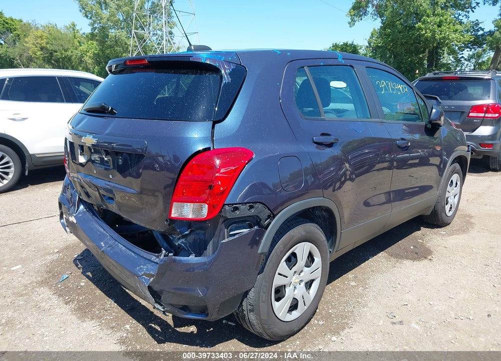 2018 CHEVROLET TRAX LS VIN: 3GNCJKSB6JL377500