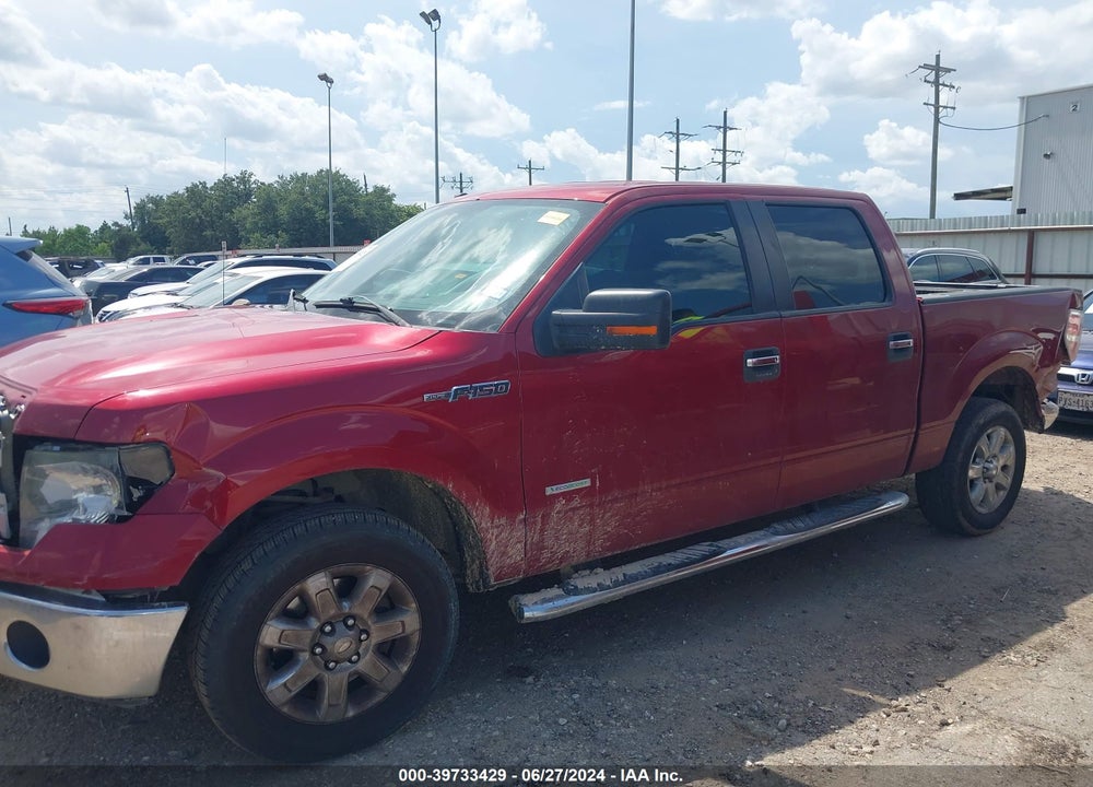 2013 FORD F-150 XLT VIN: 1FTFW1CT8DFA52709