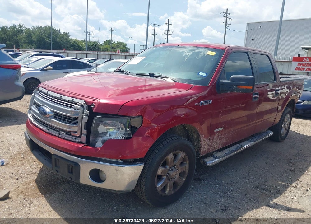 2013 FORD F-150 XLT VIN: 1FTFW1CT8DFA52709