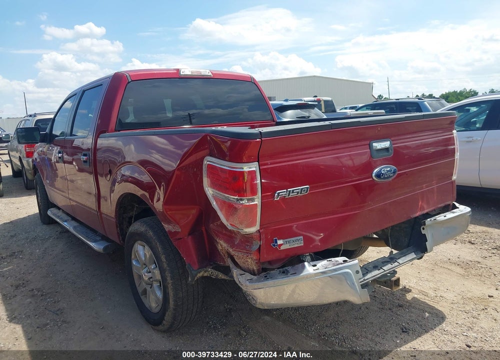 2013 FORD F-150 XLT VIN: 1FTFW1CT8DFA52709