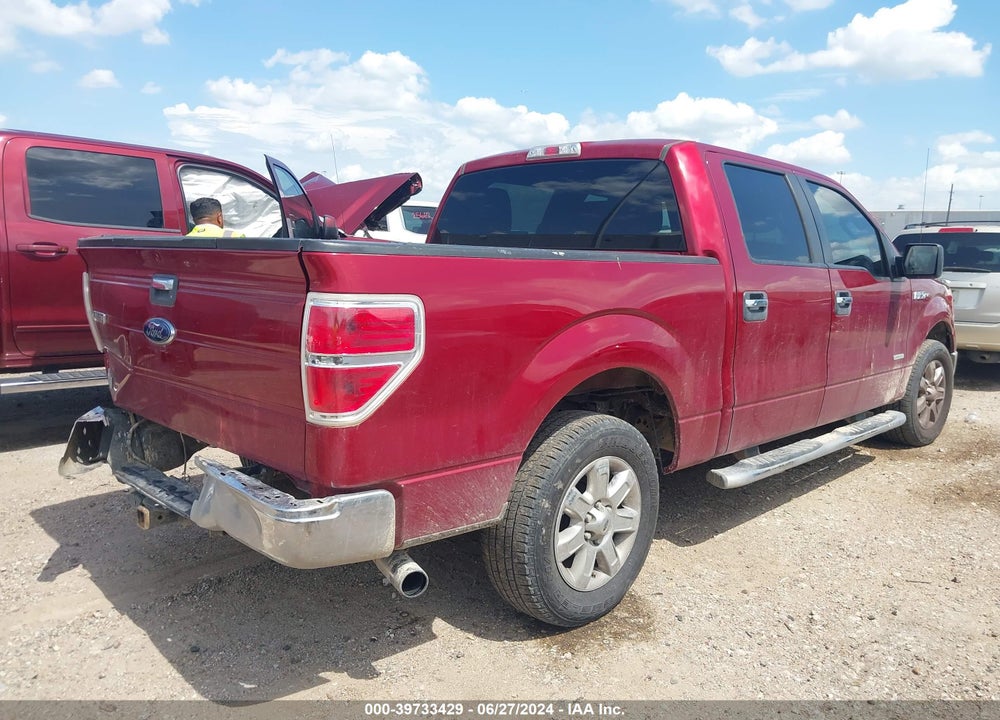 2013 FORD F-150 XLT VIN: 1FTFW1CT8DFA52709