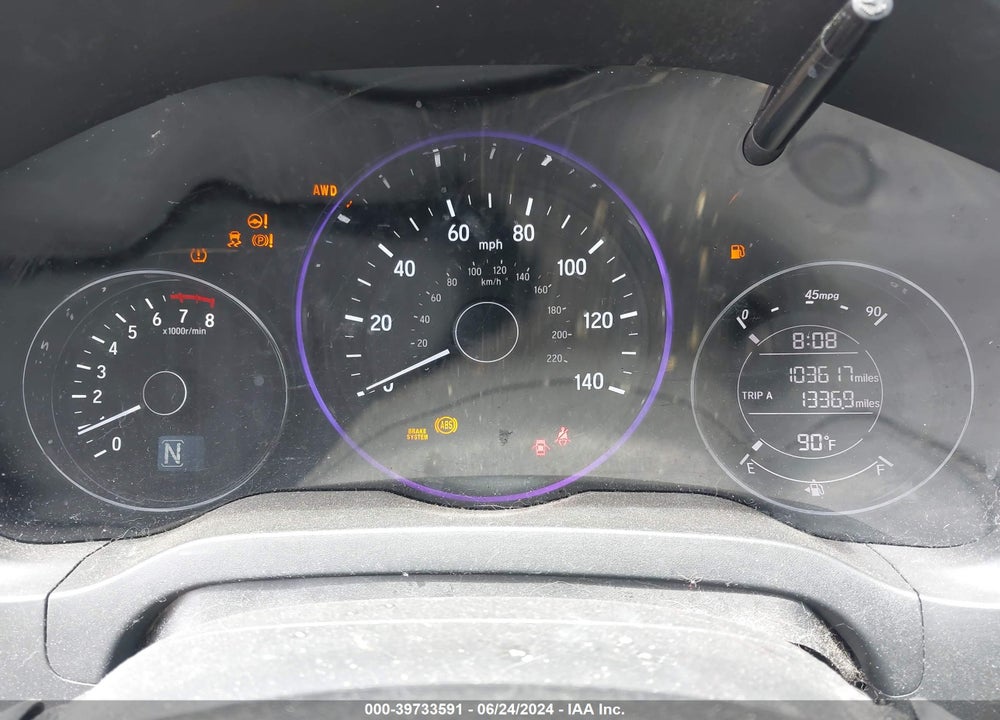 2017 HONDA HR-V EX-L VIN: 3CZRU6H7XHM733577