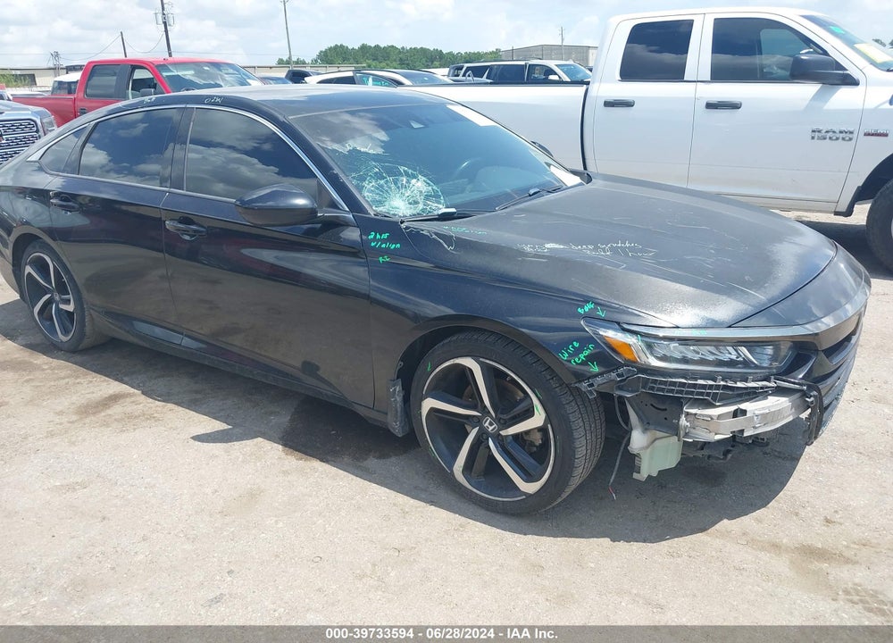 2019 HONDA ACCORD SPORT VIN: 1HGCV1F37KA166598