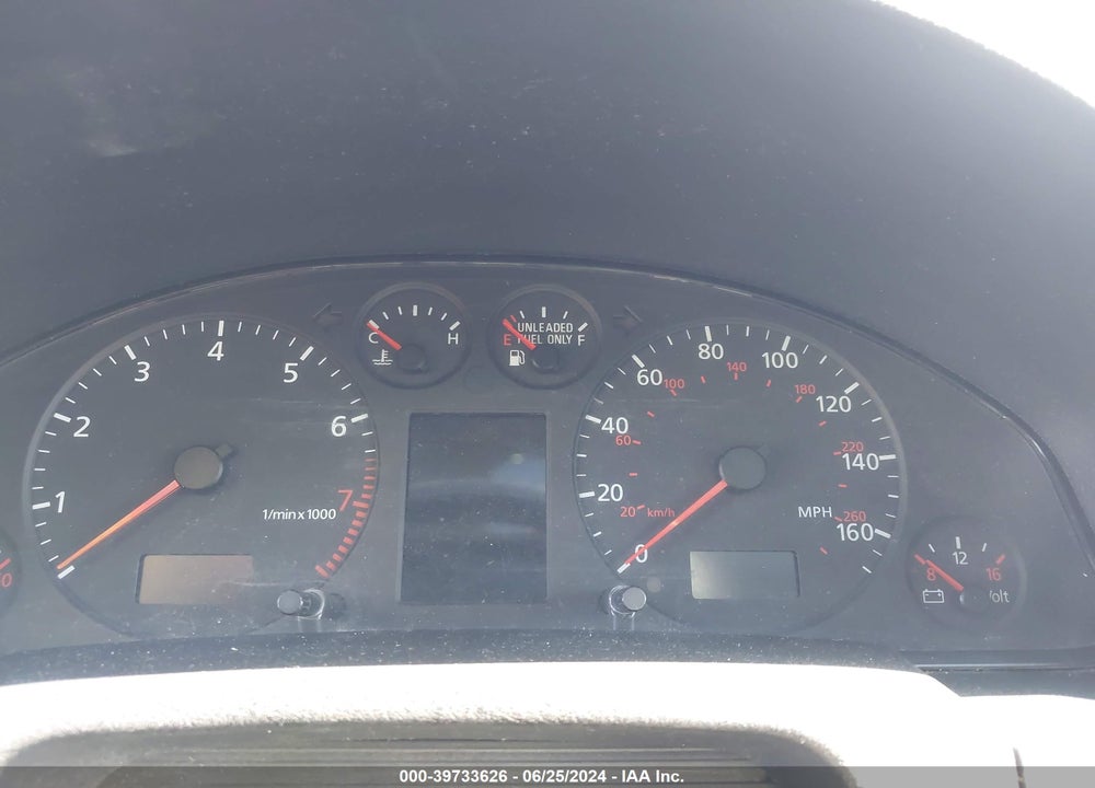 2001 AUDI A6 VIN: WAUED64B31N072434