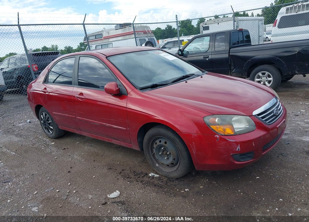 2009 KIA SPECTRA EX VIN: KNAFE221095586550