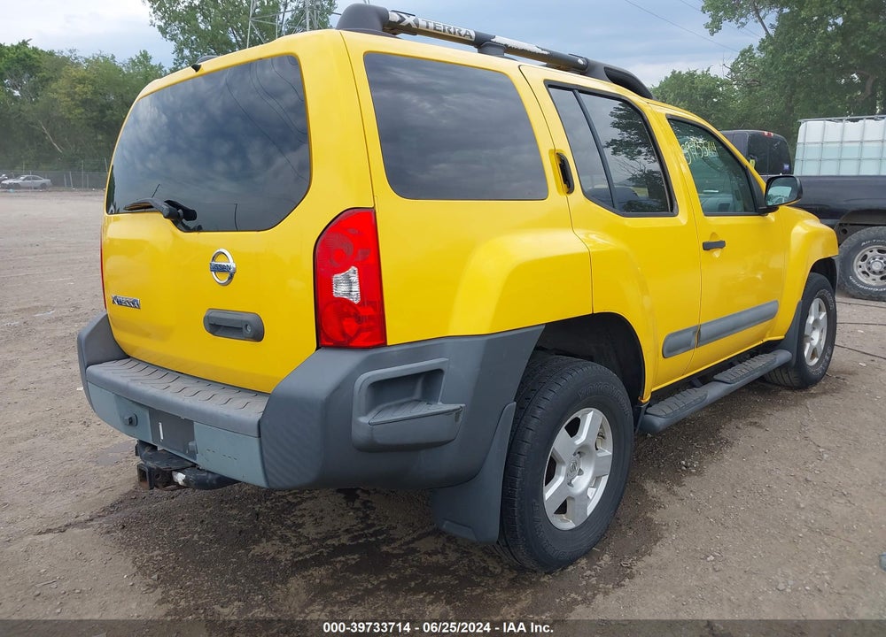 2006 NISSAN XTERRA S VIN: 5N1AN08W16C512156