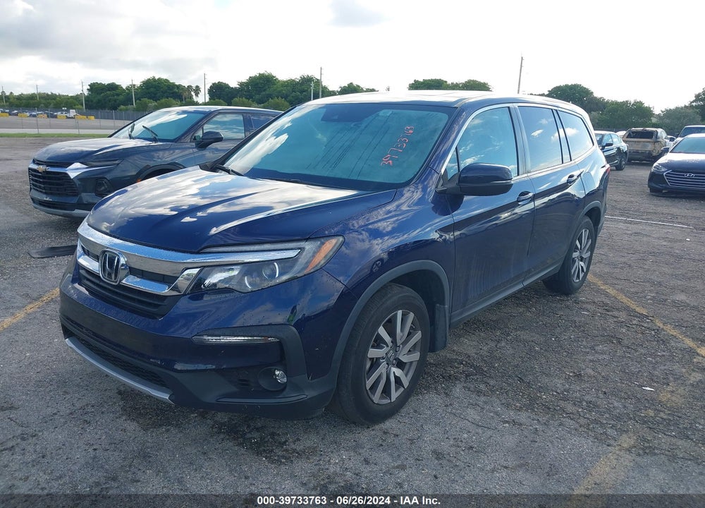 2022 HONDA PILOT 2WD EX-L VIN: 5FNYF5H53NB008584