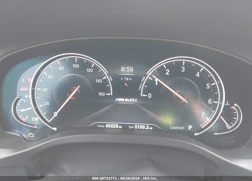 2019 BMW X4 M40I VIN: 5UXUJ5C59KLJ62762