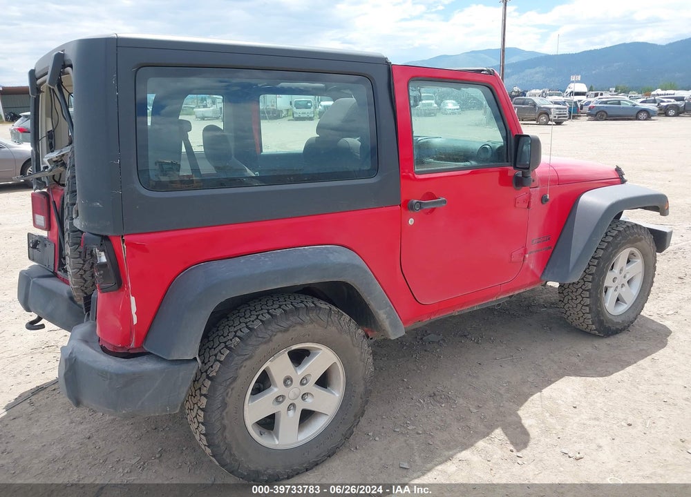 2018 JEEP WRANGLER JK SPORT S 4X4 VIN: 1C4AJWAG2JL828549
