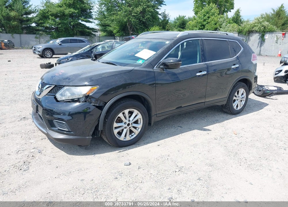 2016 NISSAN ROGUE SV VIN: 5N1AT2MV3GC877549
