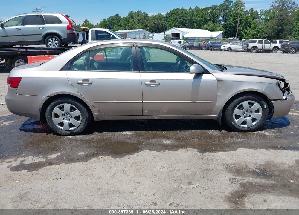 2008 HYUNDAI SONATA GLS V6 VIN: 5NPET46FX8H332848
