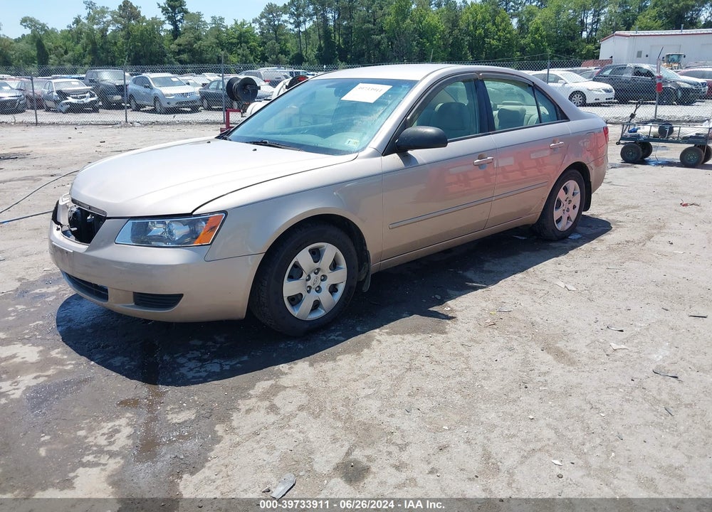 2008 HYUNDAI SONATA GLS V6 VIN: 5NPET46FX8H332848