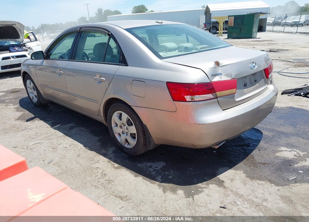 2008 HYUNDAI SONATA GLS V6 VIN: 5NPET46FX8H332848
