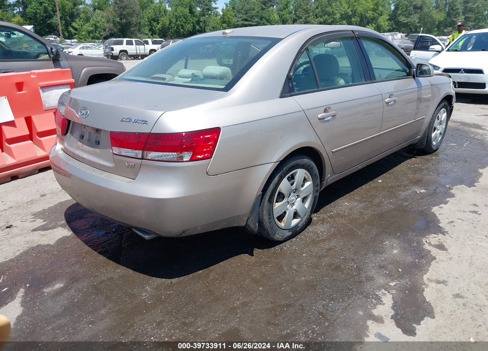 2008 HYUNDAI SONATA GLS V6 VIN: 5NPET46FX8H332848