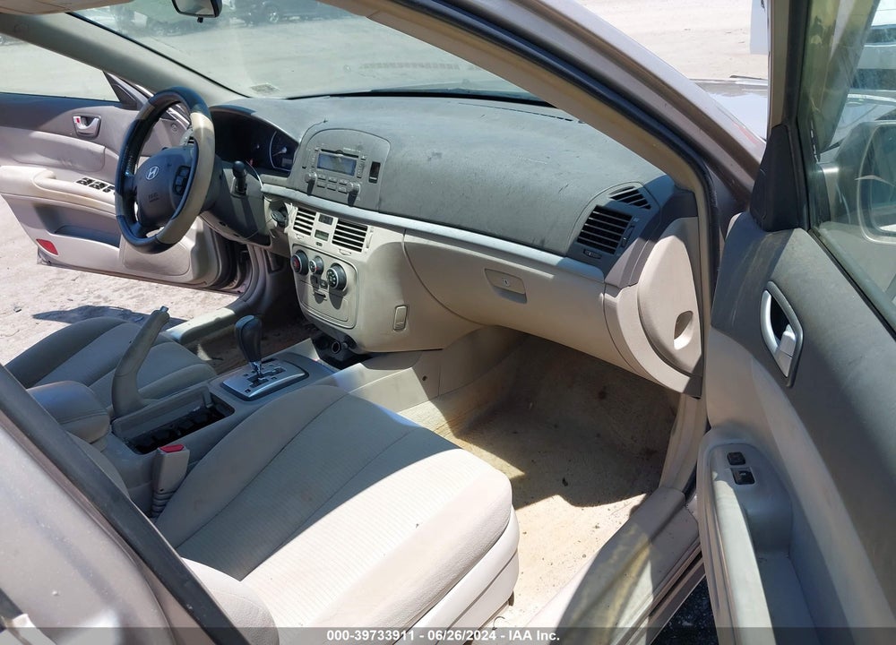 2008 HYUNDAI SONATA GLS V6 VIN: 5NPET46FX8H332848