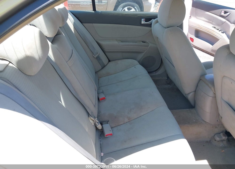 2008 HYUNDAI SONATA GLS V6 VIN: 5NPET46FX8H332848