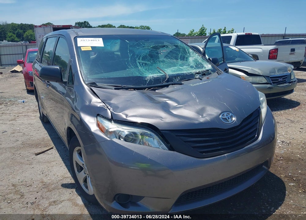 2016 TOYOTA SIENNA L 7 PASSENGER VIN: 5TDZK3DCXGS757017