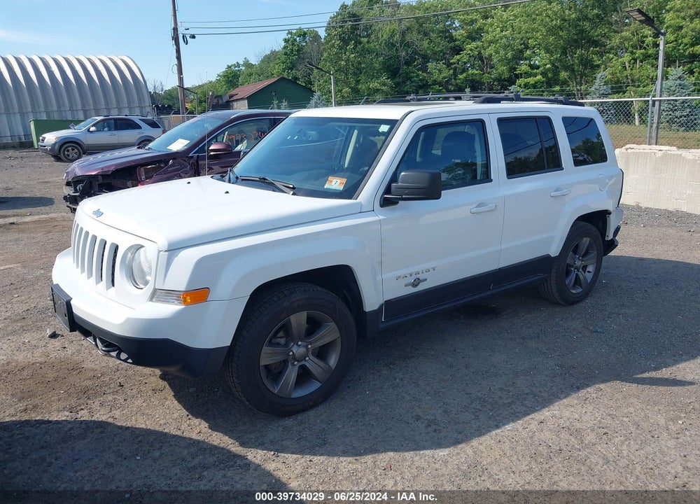 2013 JEEP PATRIOT LATITUDE VIN: 1C4NJRFB0DD281294