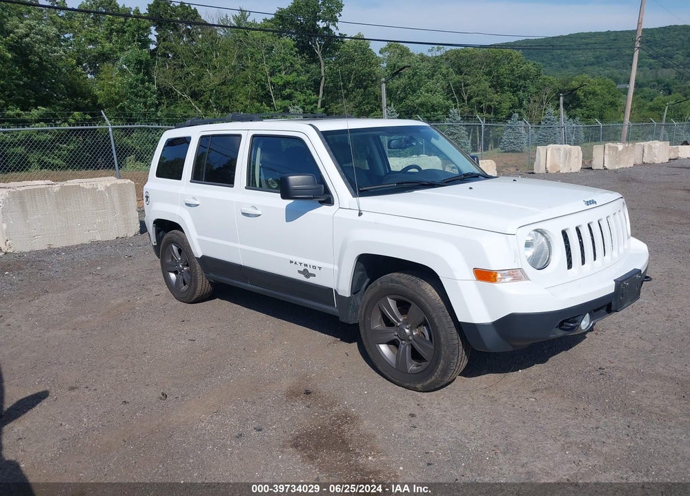 2013 JEEP PATRIOT LATITUDE VIN: 1C4NJRFB0DD281294