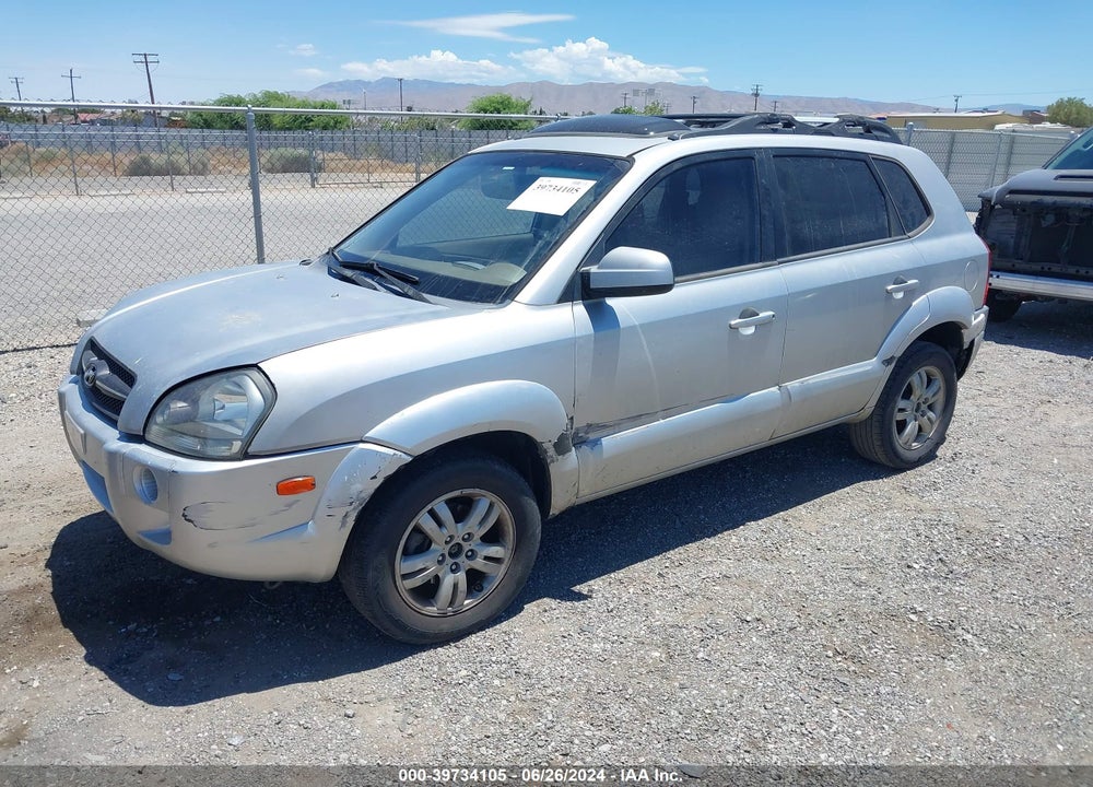 2008 HYUNDAI TUCSON LIMITED V6/SE VIN: KM8JN12D78U897961