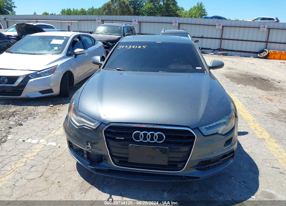 2015 AUDI A6 3.0T PREMIUM PLUS VIN: WAUFGAFC8FN027646