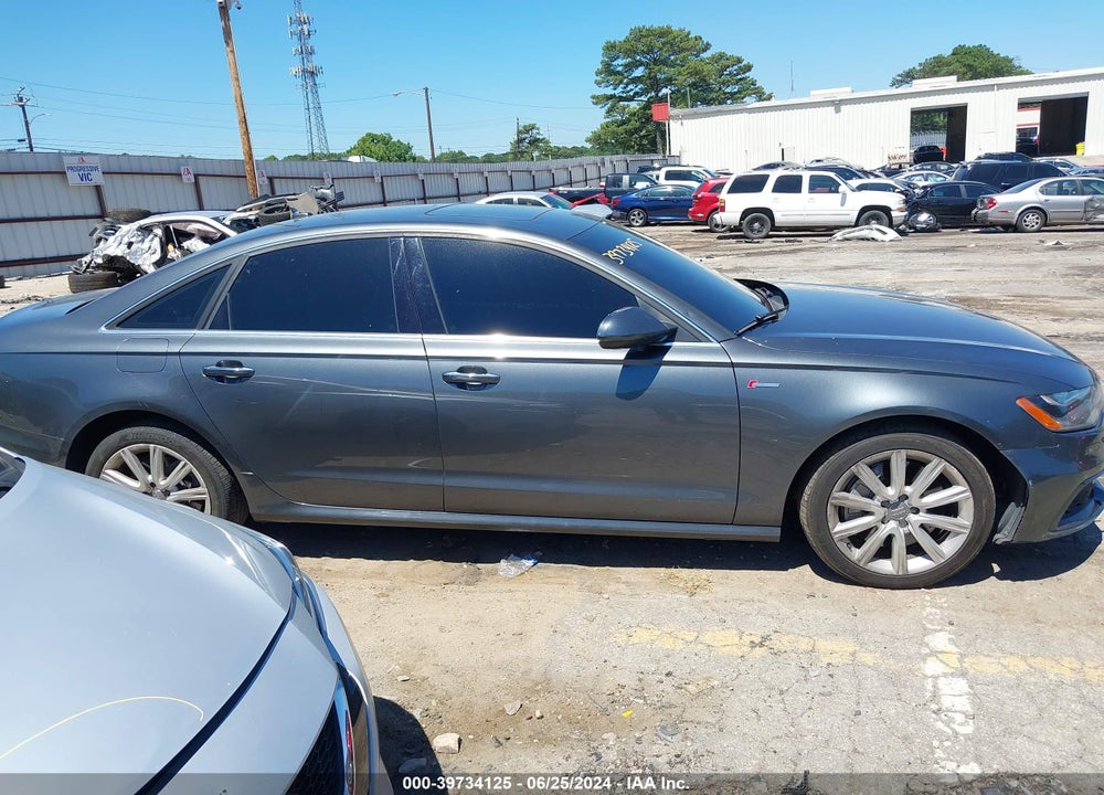 2015 AUDI A6 3.0T PREMIUM PLUS VIN: WAUFGAFC8FN027646