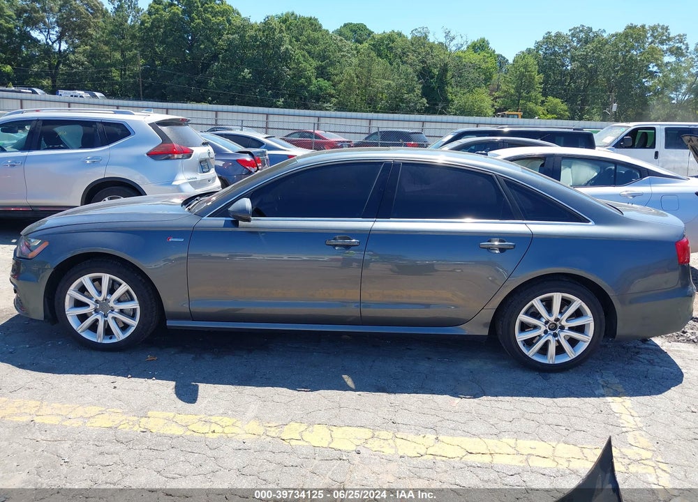2015 AUDI A6 3.0T PREMIUM PLUS VIN: WAUFGAFC8FN027646