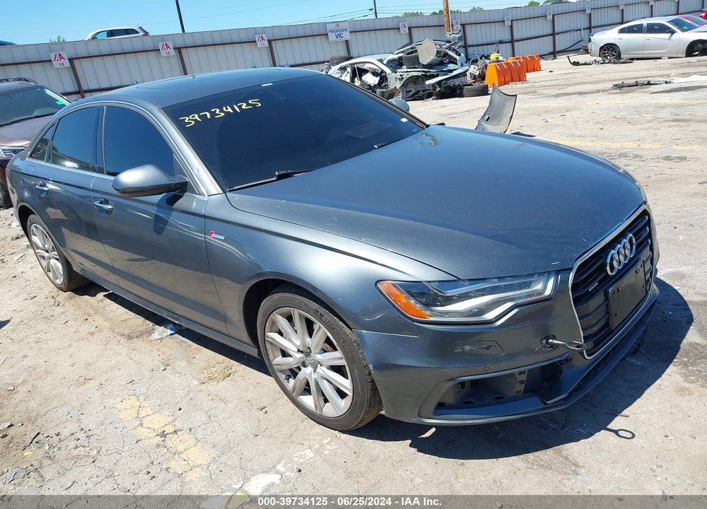 2015 AUDI A6 3.0T PREMIUM PLUS VIN: WAUFGAFC8FN027646