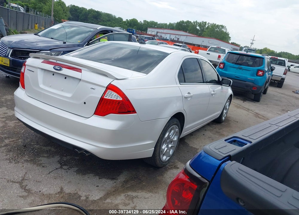 2011 FORD FUSION SE VIN: 3FAHP0HA8BR194393