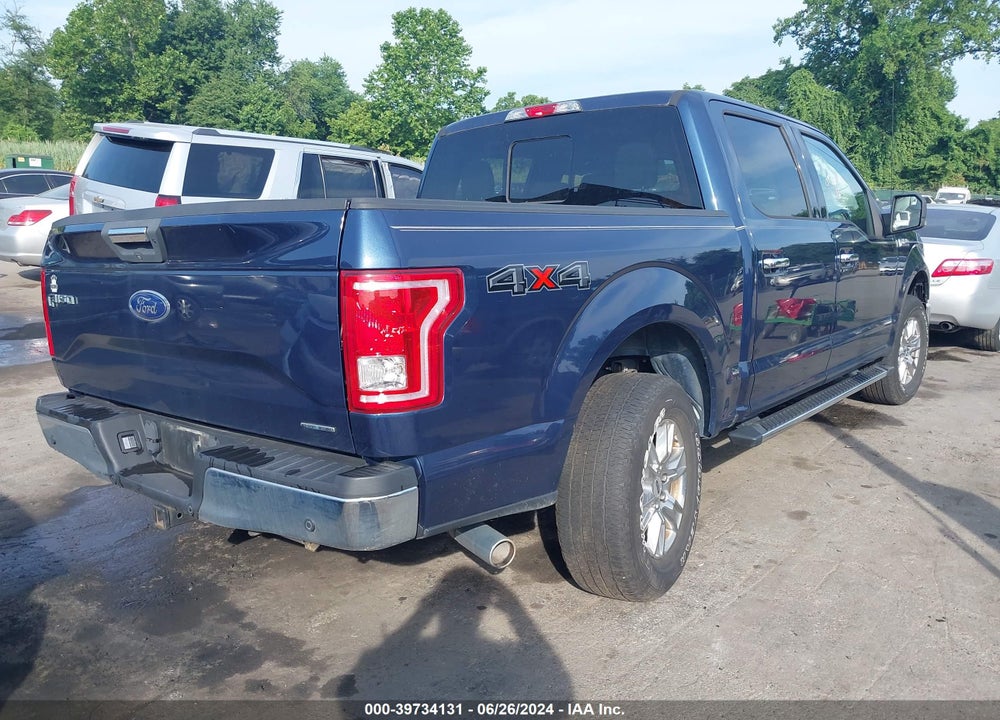 2016 FORD F-150 XLT VIN: 1FTEW1EF6GFB95519