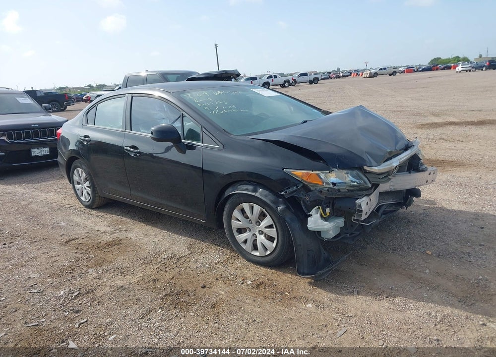 2012 HONDA CIVIC LX VIN: 2HGFB2F5XCH300200