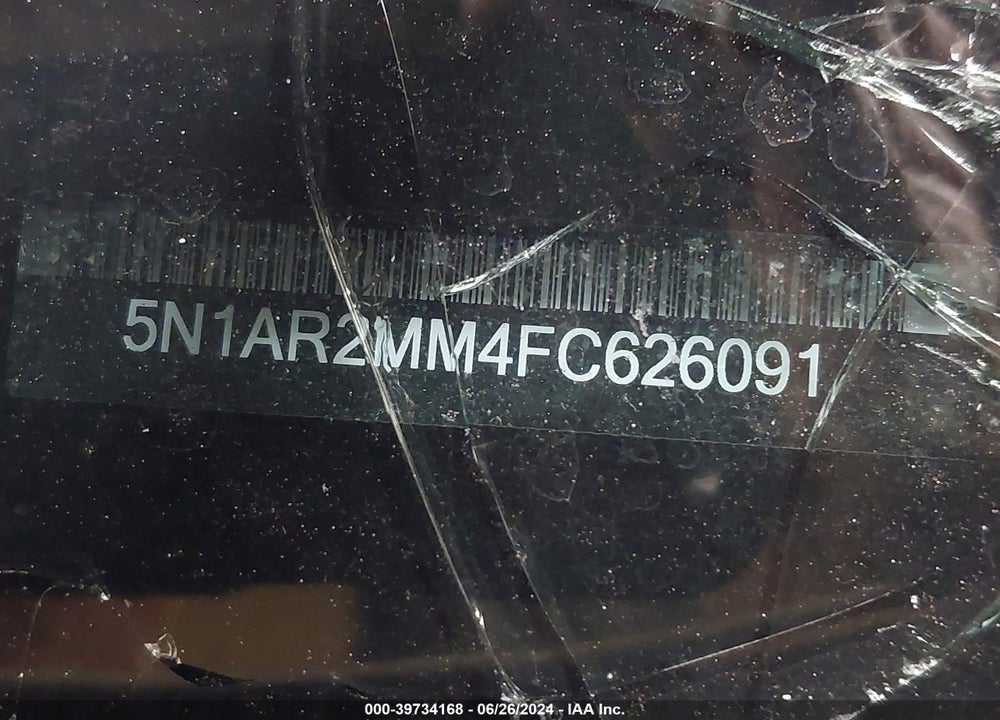 2015 NISSAN PATHFINDER SL VIN: 5N1AR2MM4FC626091