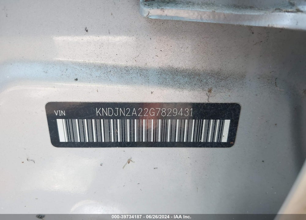 2016 KIA SOUL VIN: KNDJN2A22G7829431