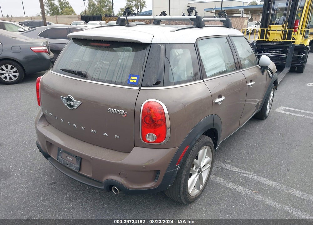 2014 MINI COUNTRYMAN COOPER S VIN: WMWZC3C55EWP27790
