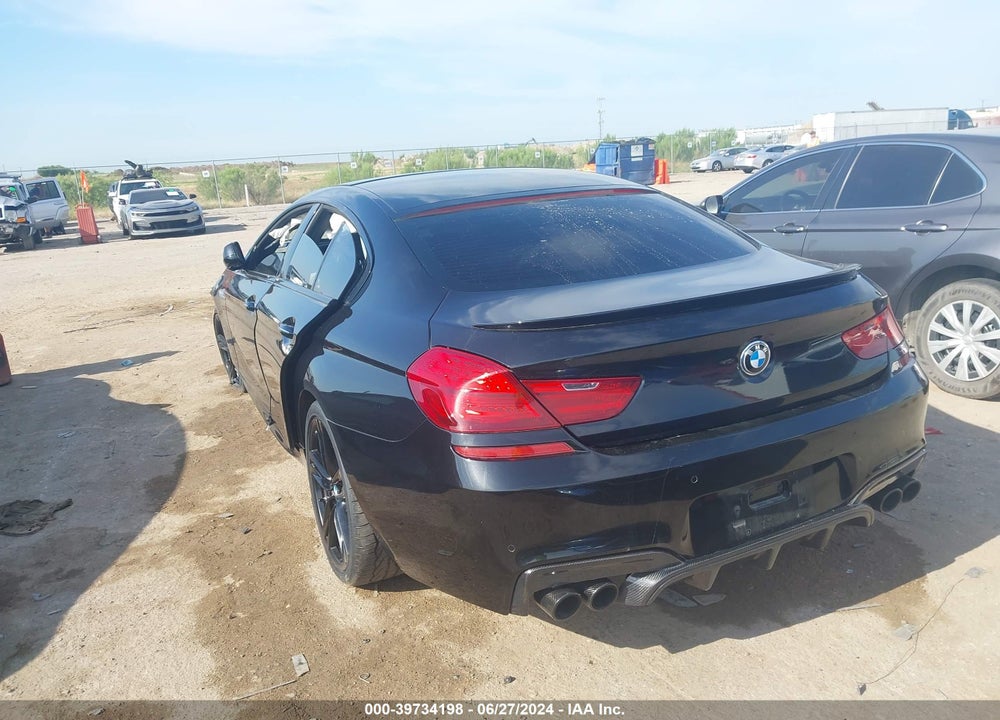 2015 BMW 640I GRAN COUPE VIN: WBA6A0C55FD318368