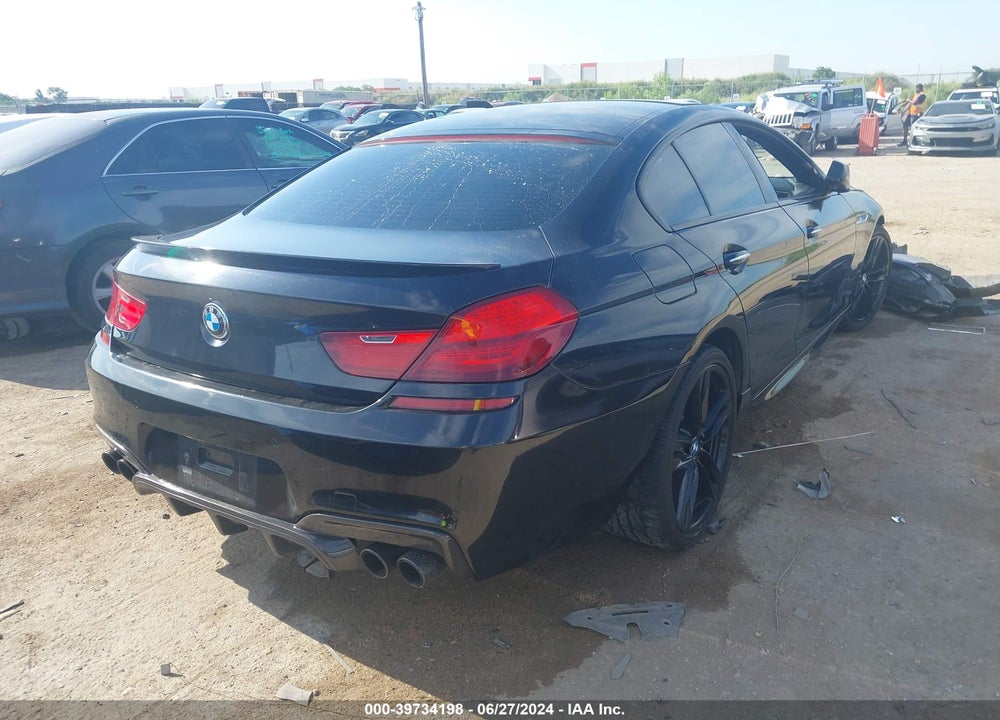 2015 BMW 640I GRAN COUPE VIN: WBA6A0C55FD318368
