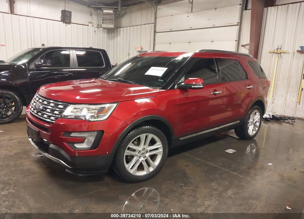 2017 FORD EXPLORER LIMITED VIN: 1FM5K8FH4HGE28986