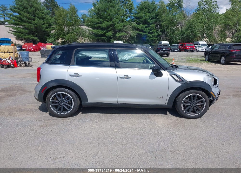 2012 MINI COOPER S COUNTRYMAN VIN: WMWZC5C54CWL64326