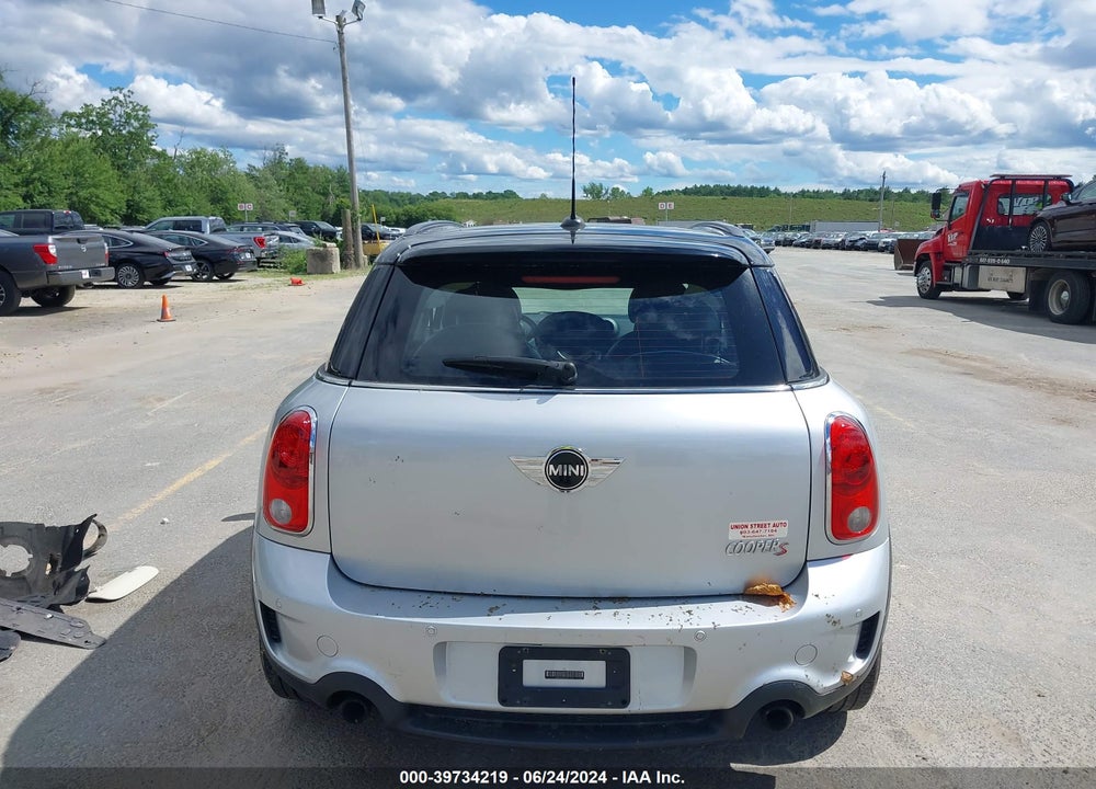 2012 MINI COOPER S COUNTRYMAN VIN: WMWZC5C54CWL64326