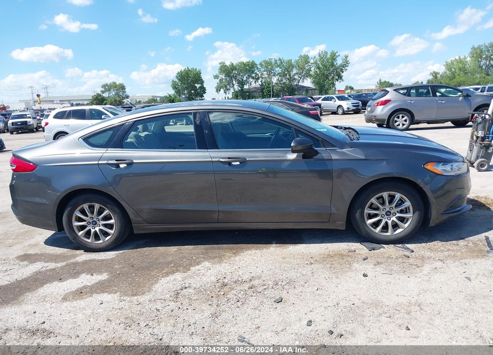 2017 FORD FUSION S VIN: 3FA6P0G72HR368996