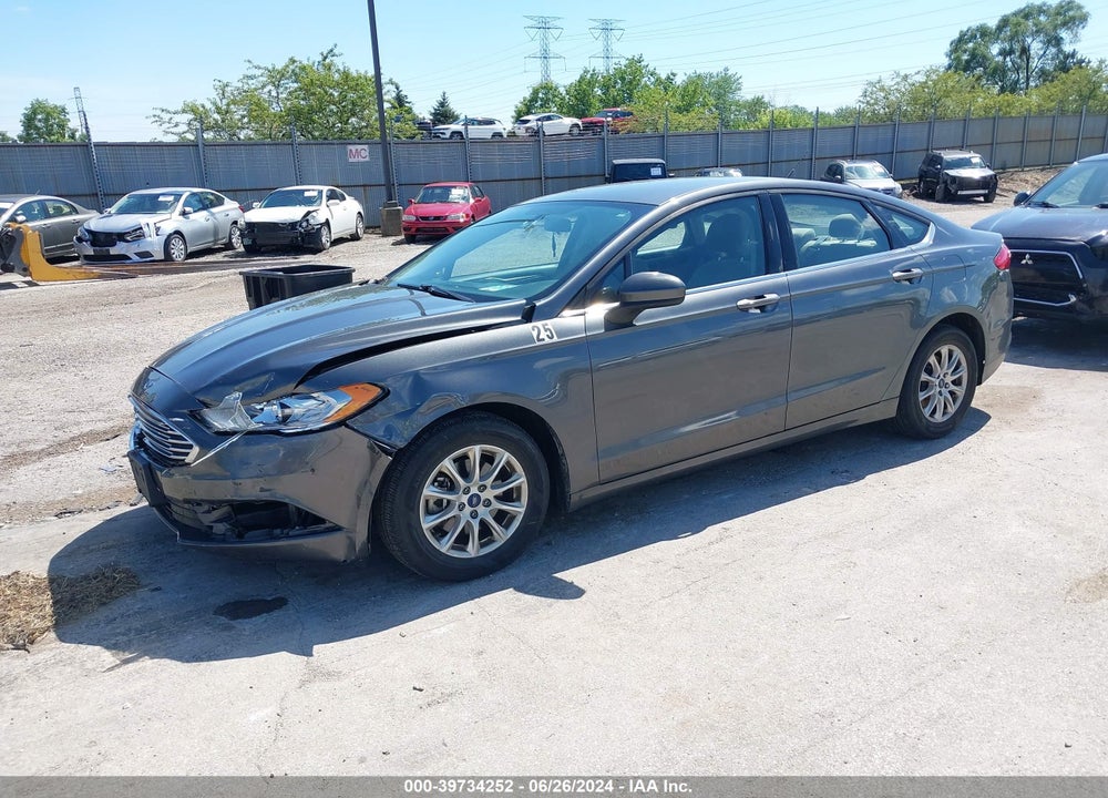 2017 FORD FUSION S VIN: 3FA6P0G72HR368996