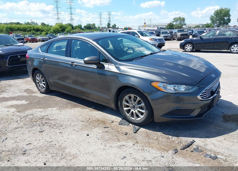 2017 FORD FUSION S VIN: 3FA6P0G72HR368996
