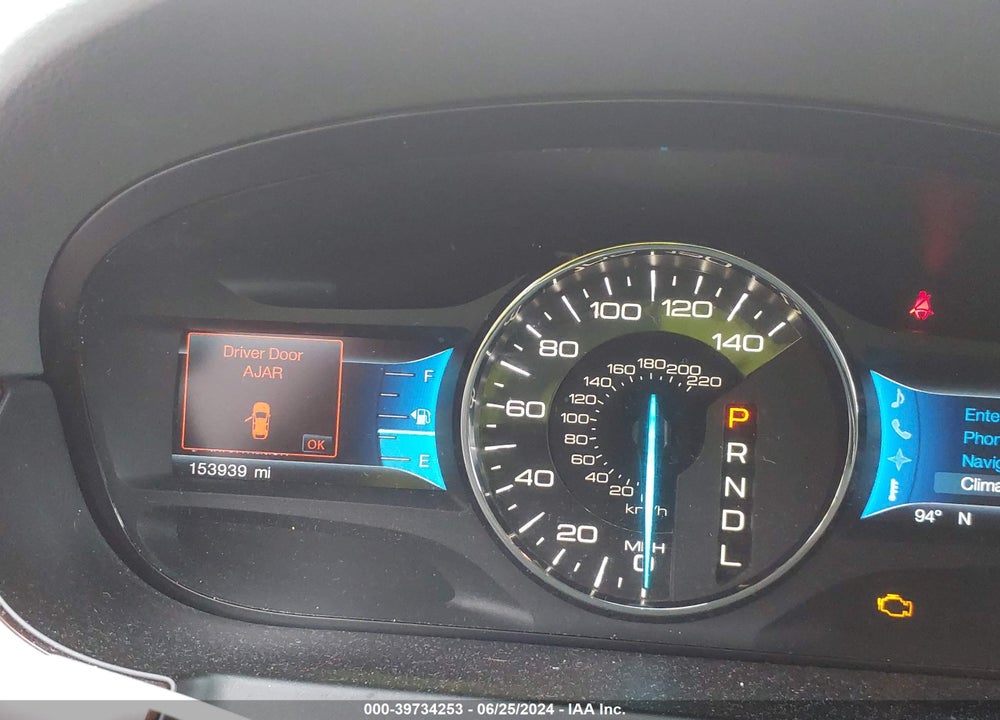 2013 FORD EDGE LIMITED VIN: 2FMDK3K90DBA00959