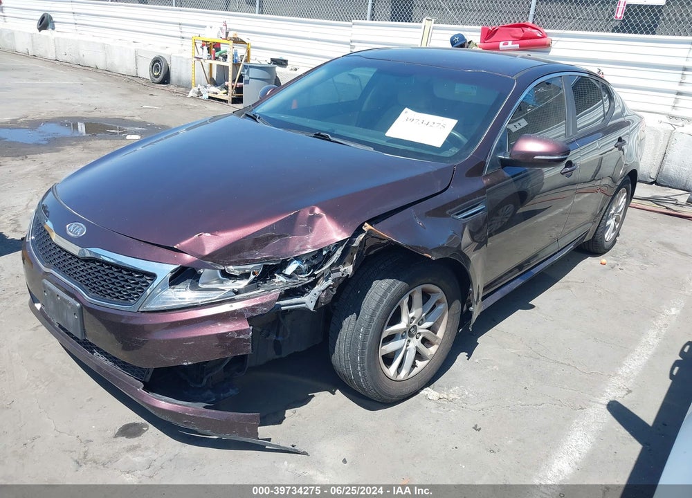 2011 KIA OPTIMA LX VIN: KNAGM4A74B5109604