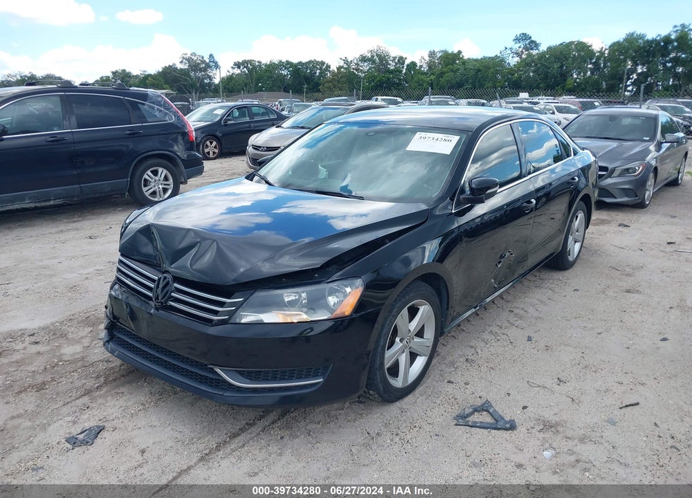 2013 VOLKSWAGEN PASSAT 2.5L SE VIN: 1VWBP7A30DC095781