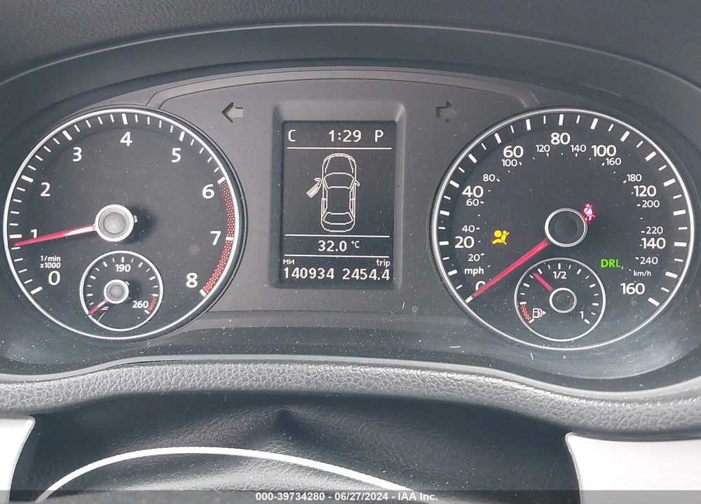 2013 VOLKSWAGEN PASSAT 2.5L SE VIN: 1VWBP7A30DC095781