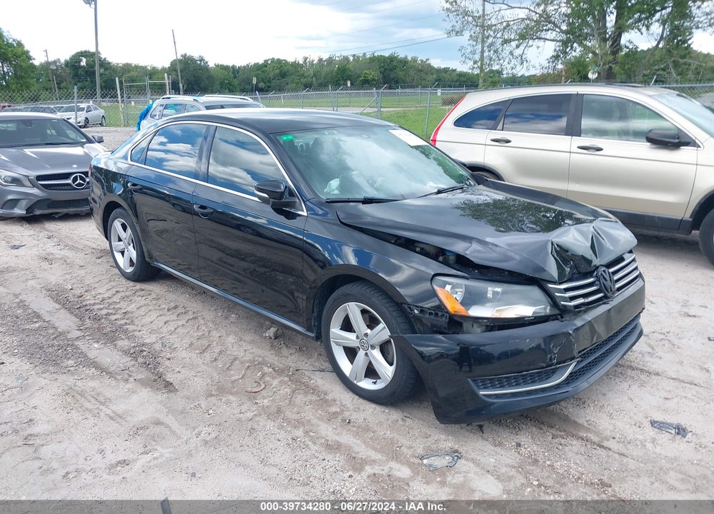 2013 VOLKSWAGEN PASSAT 2.5L SE VIN: 1VWBP7A30DC095781